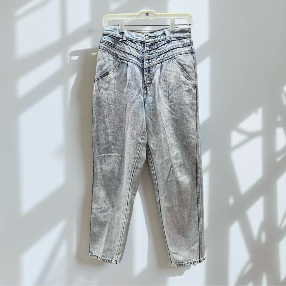 Vintage 1980s PS Gitano Acid Wash Jeans Size 12 Short (likely a modern size 8)